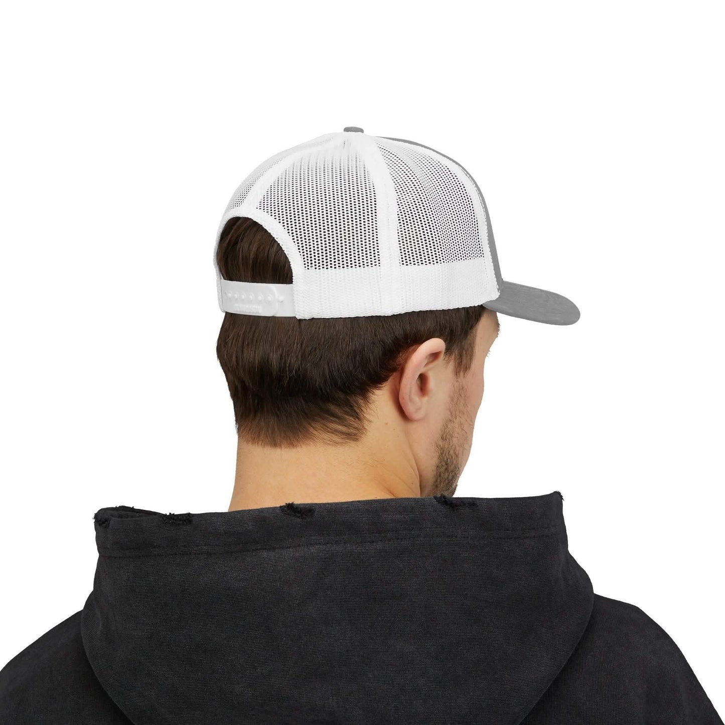 Snapback Truckerkeps - Ljunggrå