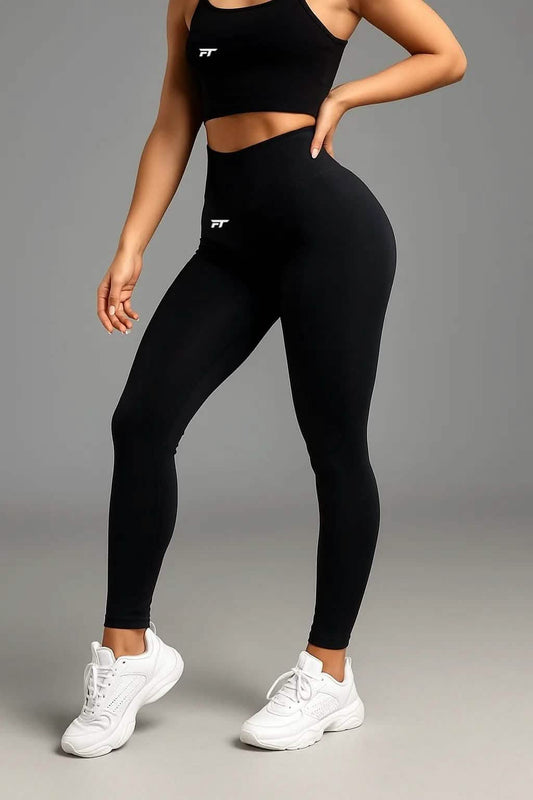 Apex Seamless Scrunch Leggings Svarta