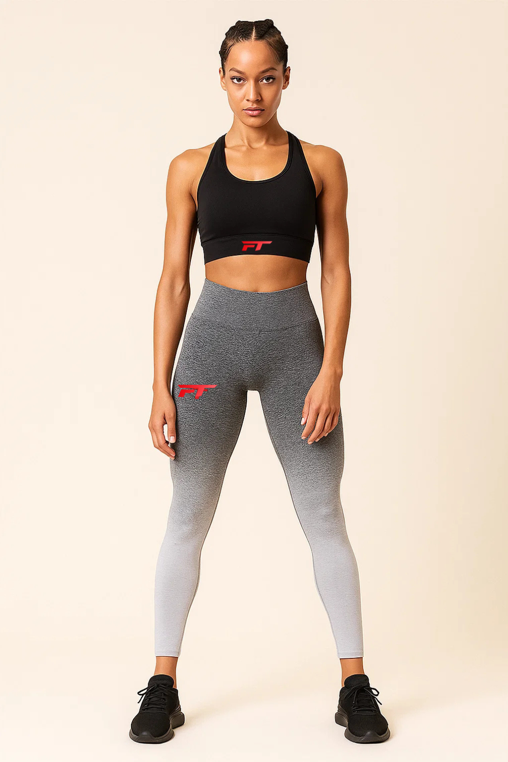 Apex Seamless Fade Black Leggings - Black / S - Seamless Leggings