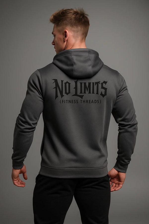 No Limits Gym Hoodie Svart