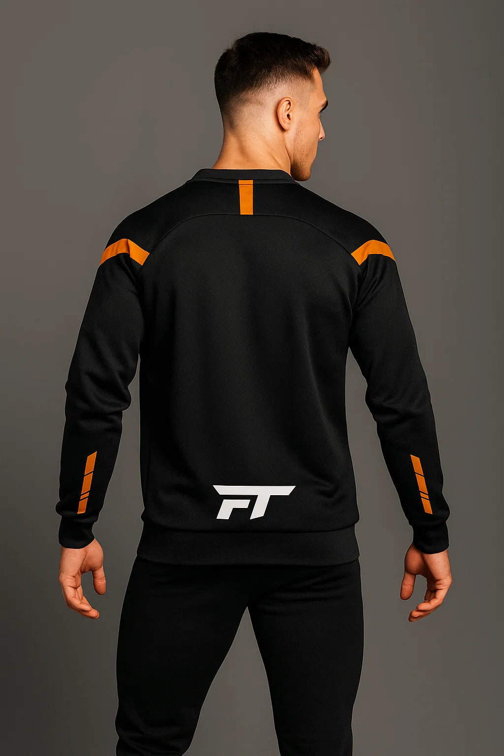 Adapt Rund Halsad Tröja Orange