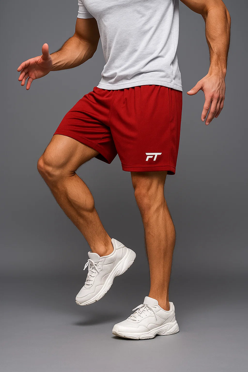 Tempo Gym Shorts Röda
