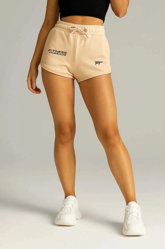 Retro Joggingshorts Beige