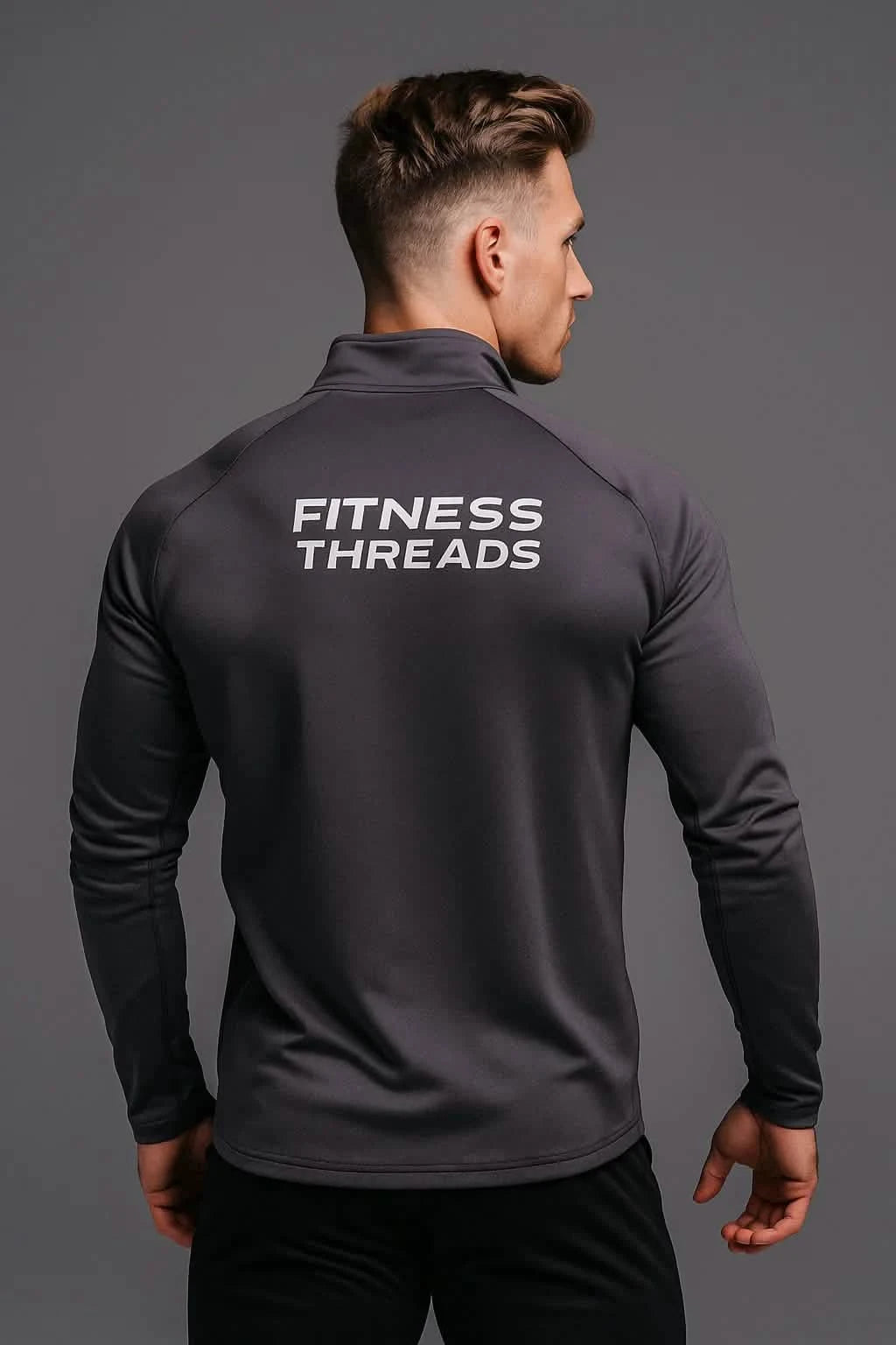 Pulse Quarter-Zip Pullover Grey - Zip Sweatshirts