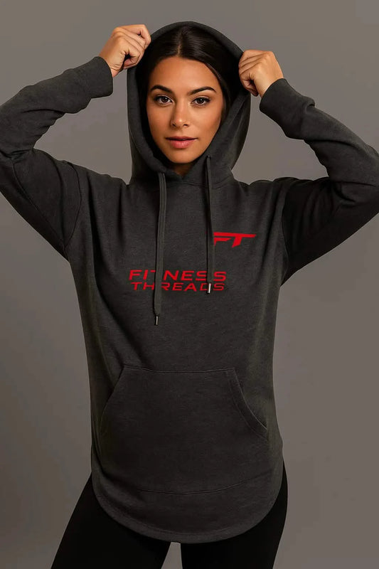 Drift Antracitgrå Oversized Hoodie