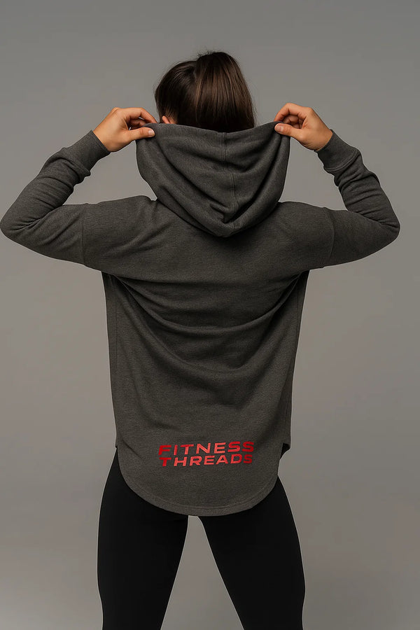 Drift Antracitgrå Oversized Hoodie