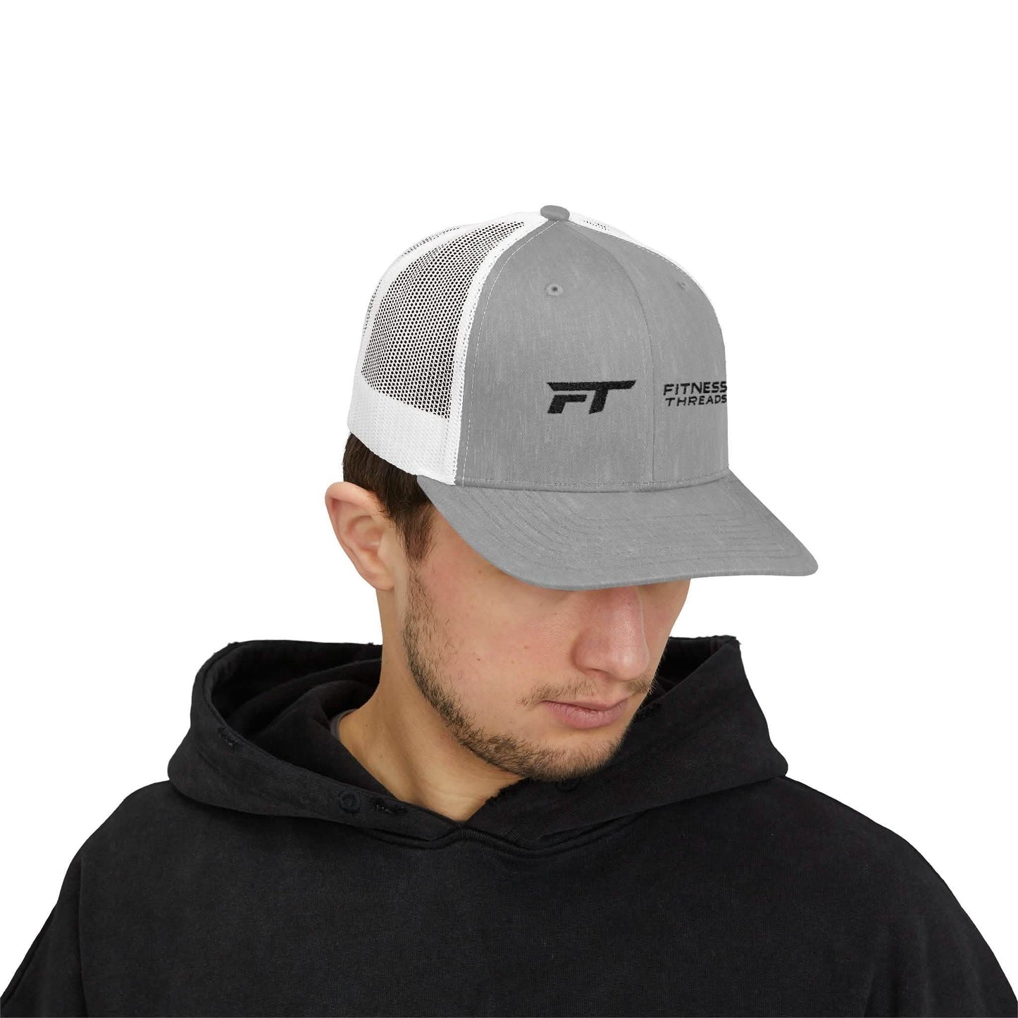 Snapback Truckerkeps - Ljunggrå 