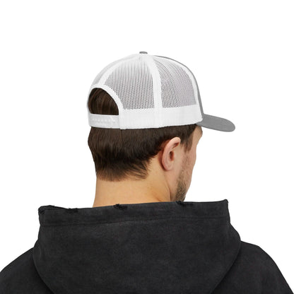 Snapback Truckerkeps - Ljunggrå 