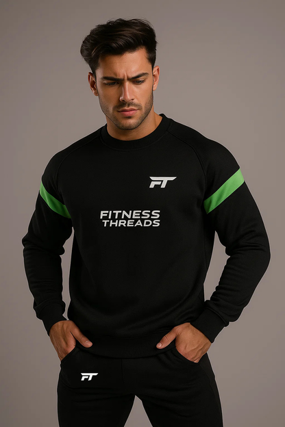 Adapt Crew Neck Sweatshirt Green