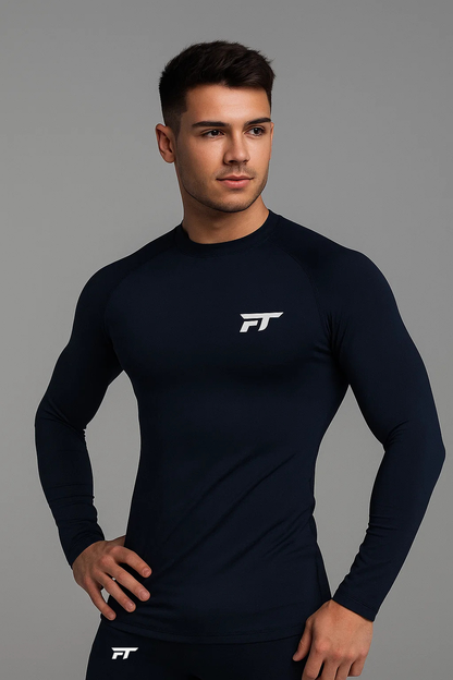 Discipline Long Sleeve T-Shirt Navy