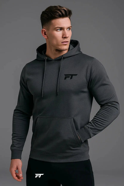 No Limits Gym Hoodie Svart