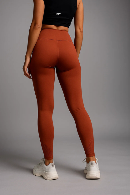 Apex Seamless Sculpt Leggings Brown - Seamless Leggings