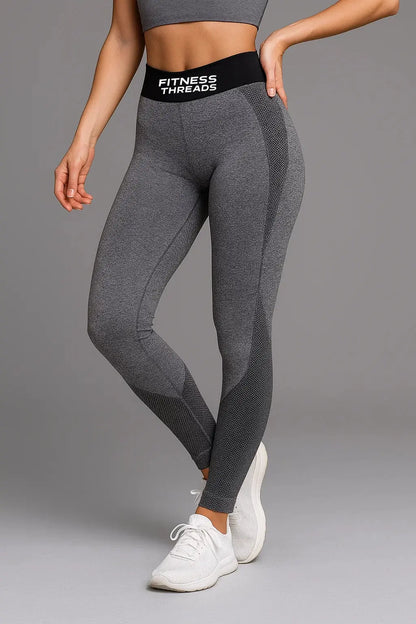 Apex Seamless Sculpt Leggings Charcoal - Seamless Leggings