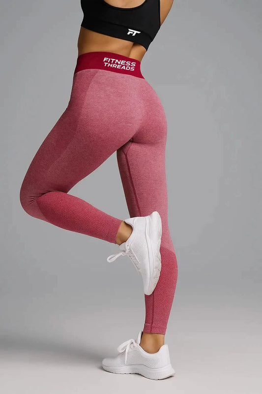 Apex Seamless Sculpt Leggings Red - Seamless Leggings