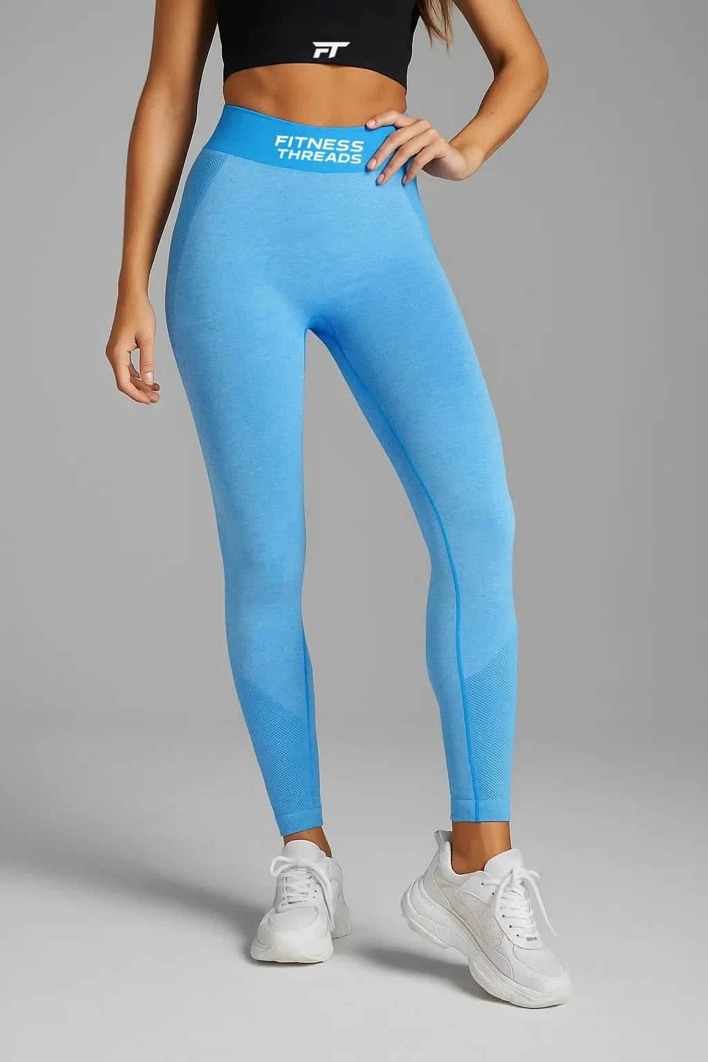 Apex Seamless Sculpt Leggings Saphire - Seamless Leggings