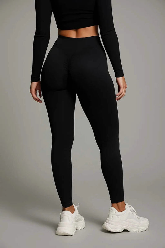Apex Seamless Scrunch Leggings Svarta