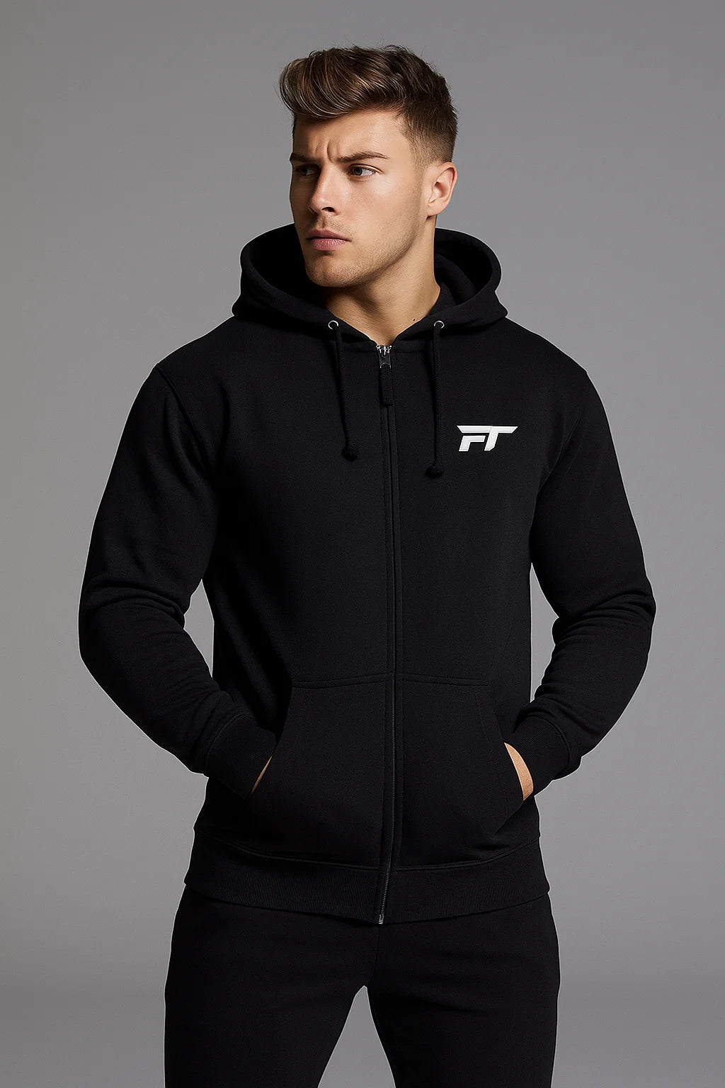 Prime Gym Hoodie Svart