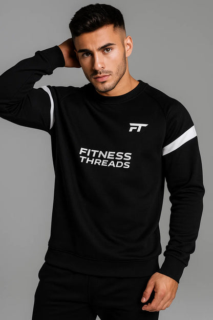 Adapt Crew Neck Sweatshirt White