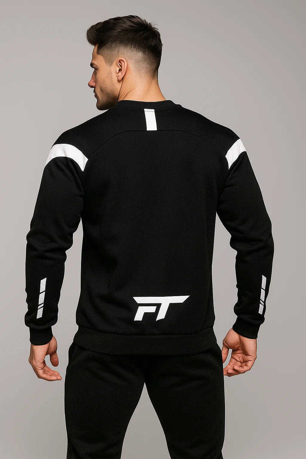 Adapt Crew Neck Sweatshirt White