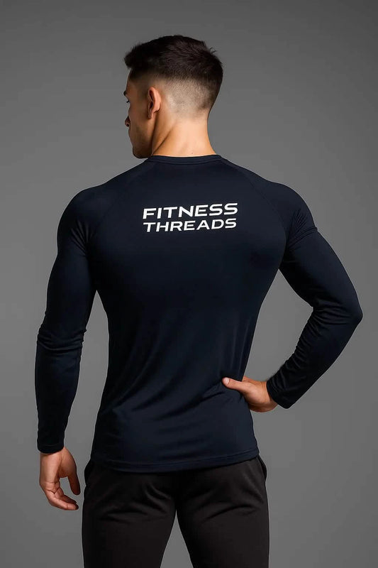 Discipline Långärmad T-shirt Marinblå