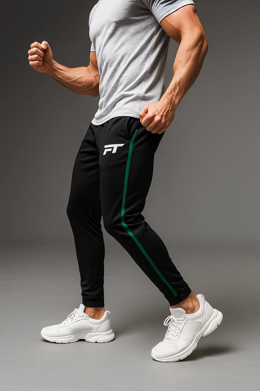Relentless Green Activewear Track Pants
