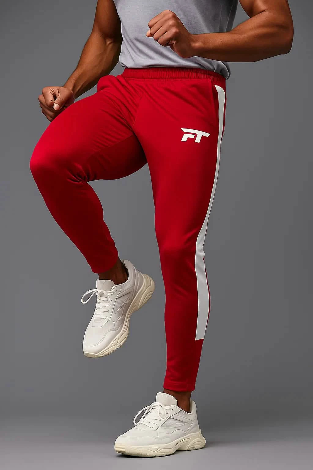Relentless Vibrant Red Activewear Träningsbyxor