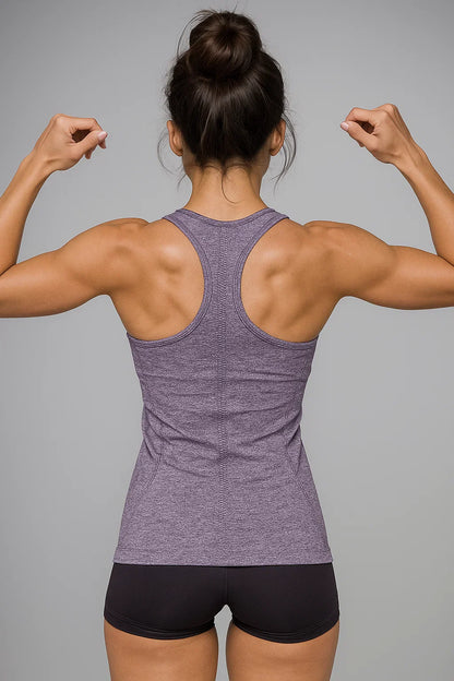 Aura Seamless Tank Top Purple - Women