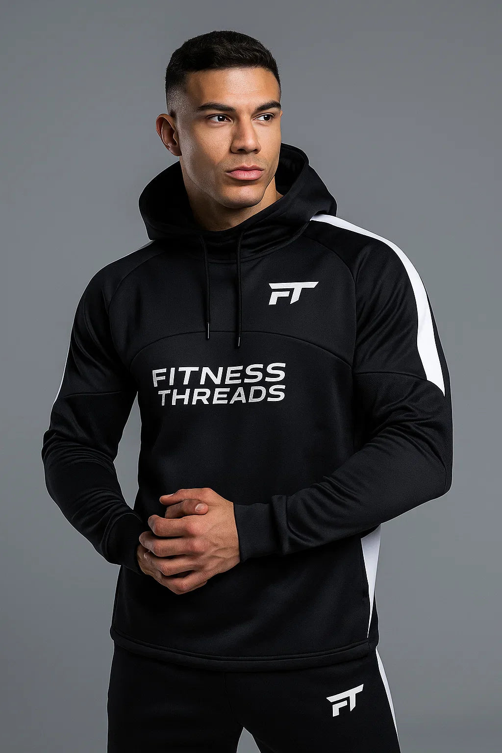 Impact Gym Hoodie White - White - Hoodies