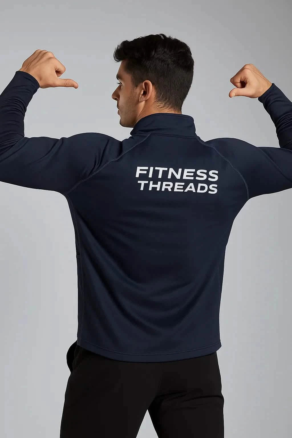 Pulse Quarter-Zip Pullover Navy - Zip Sweatshirts