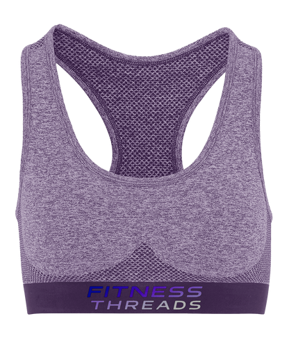 Seamless Racerback Purple Sports Bra - Purple / X-Small - Sports Bras