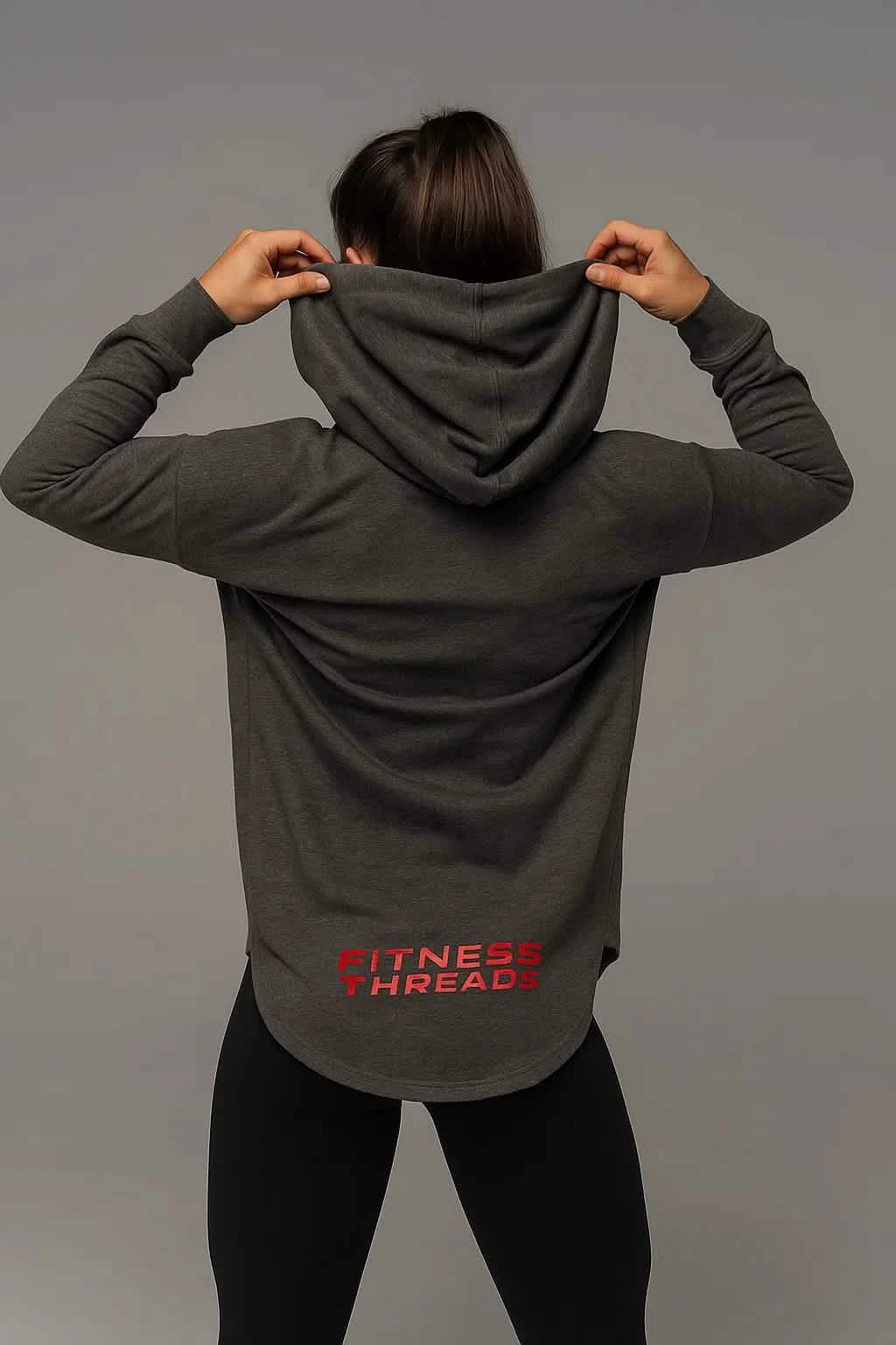 Drift Antracitgrå Oversized Hoodie