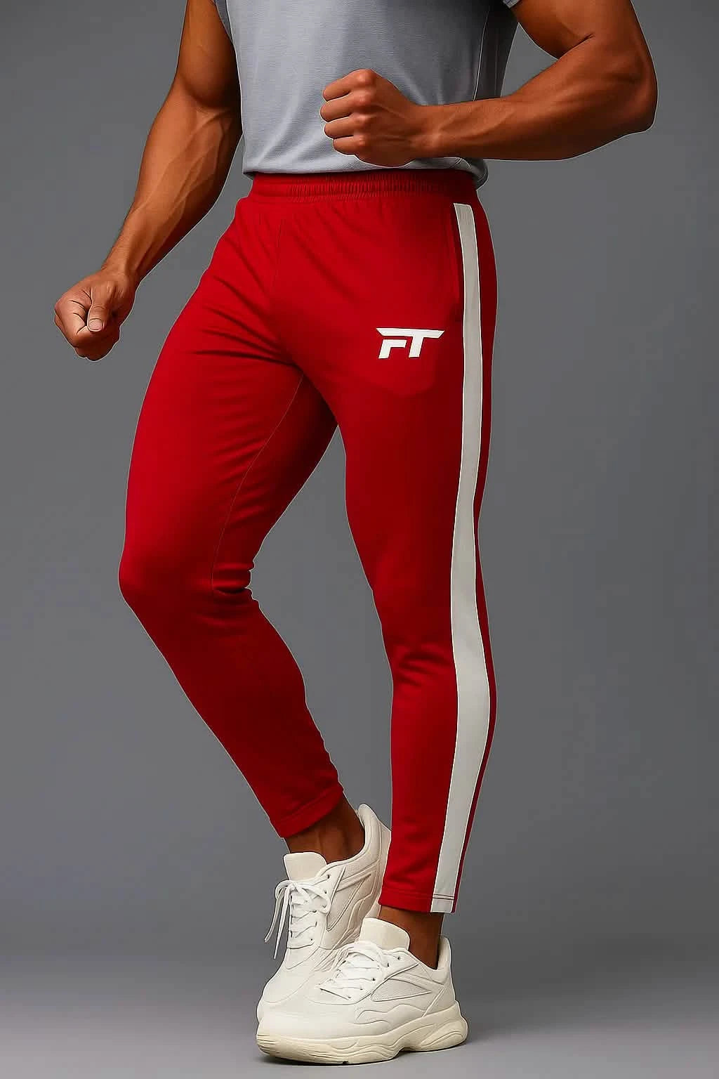 Relentless Vibrant Red Activewear Träningsbyxor