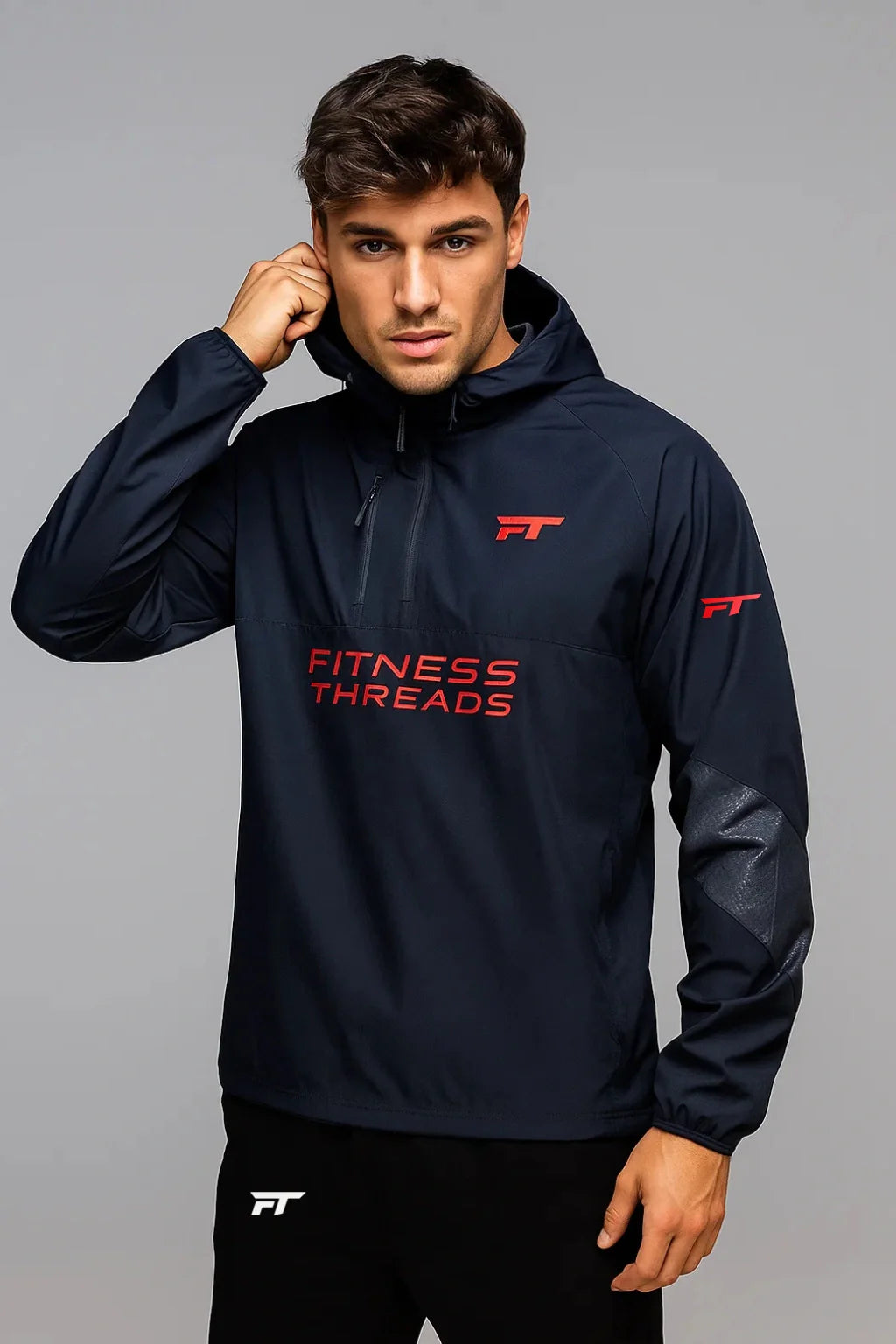 Titan Gym Jacket Navy - Gym Jackets