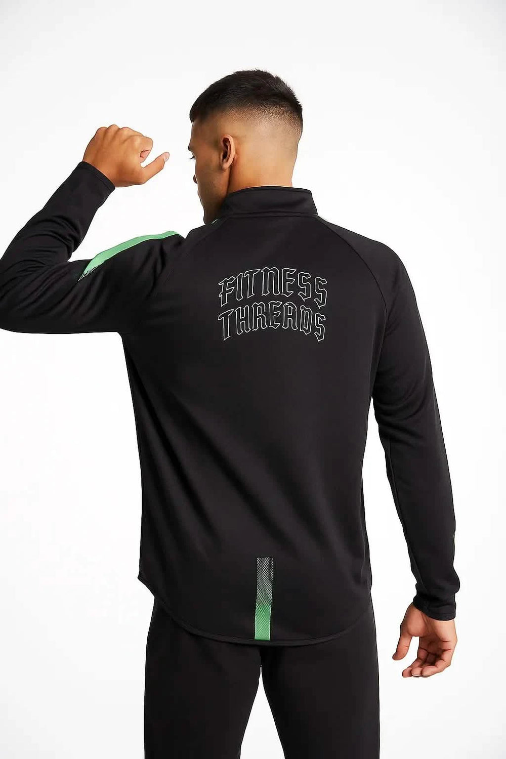 Velocity Gym Sweatshirt Green - Zip Sweatshirts