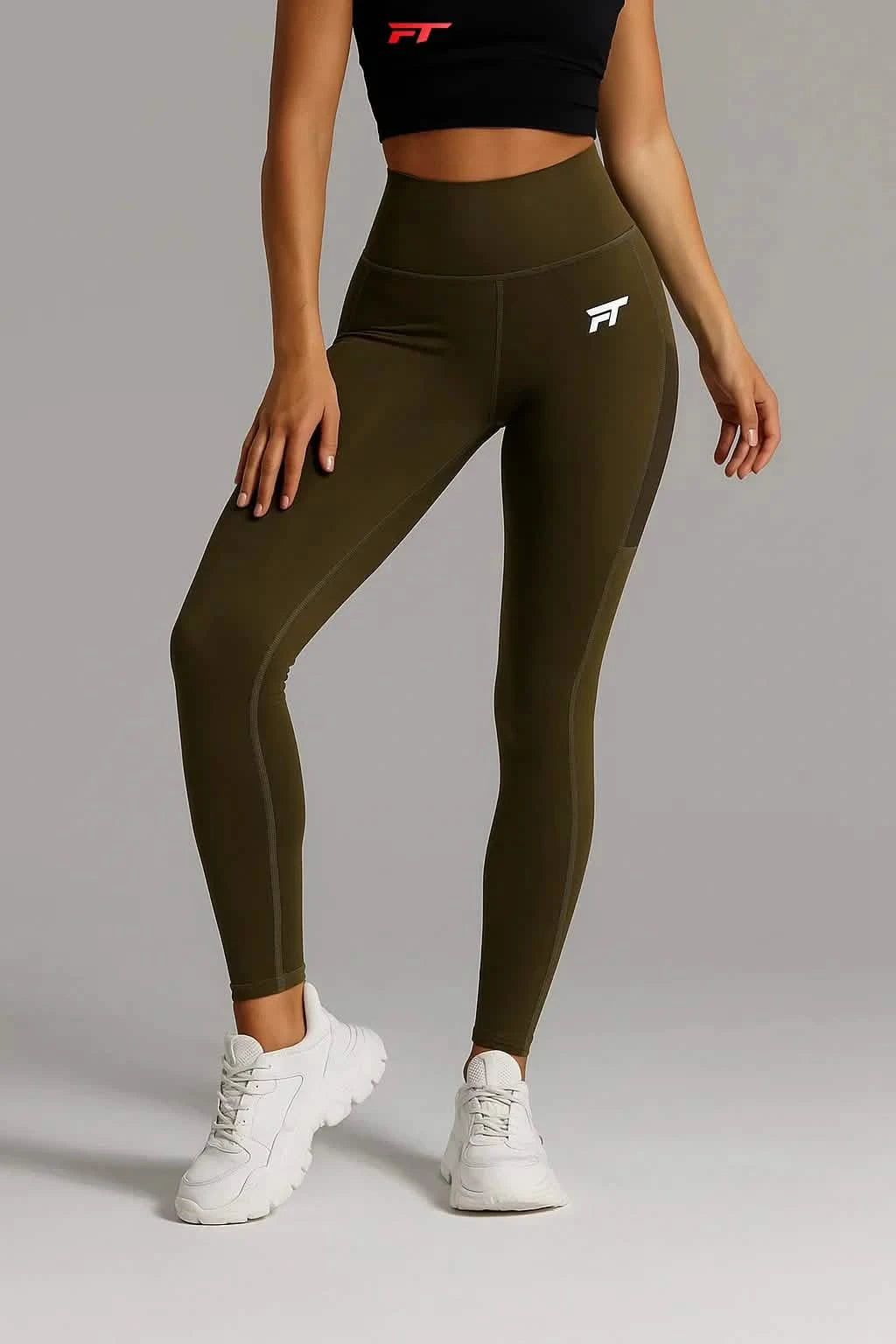 Vigor Compression Leggings Olive Green - Green / S - Compression Leggings